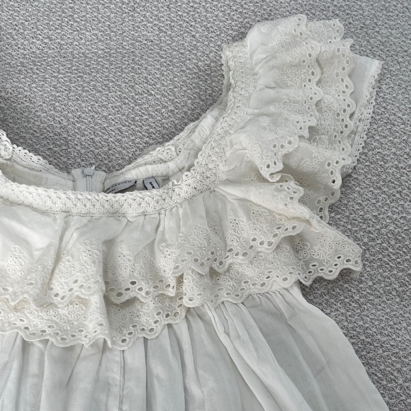 ASOS White Lace Ruffle Romper - Picture 3 of 5